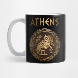 Athens Ancient Symbol of Athena Athenian Owl Mug